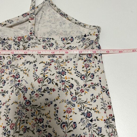 EUC American Eagle XXL Tie-Front Tank Top with Delicate Floral Pattern - Picture 10 of 13